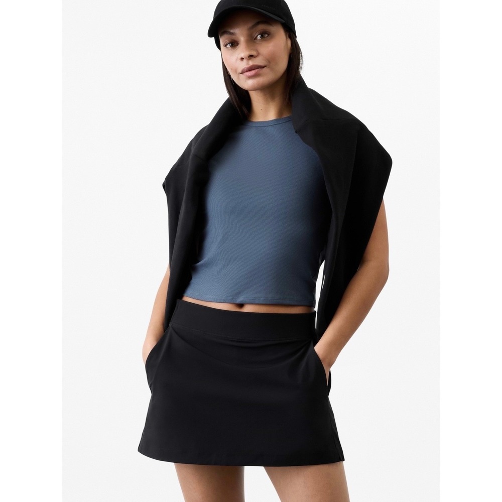 Athleta Brooklyn Mid Rise 13.5" Skort Women's Size 16 New with Tags Activewear